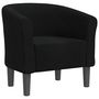 Voir la diapositive 2 : VIDAXL Chaise cabriolet noir tissu