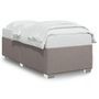 Voir la diapositive 2 : VIDAXL Cadre de lit sans matelas taupe 90x200 cm tissu