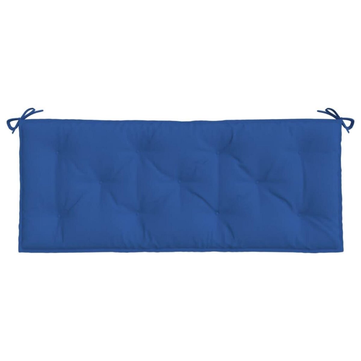 VIDAXL Coussin de banc de jardin bleu 120x50x7 cm tissu oxford
