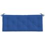 Voir la diapositive 4 : VIDAXL Coussin de banc de jardin bleu 120x50x7 cm tissu oxford