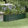 Voir la diapositive 1 : VIDAXL Lit sureleve de jardin Acier enduit de poudre 296x80x68 cm Vert