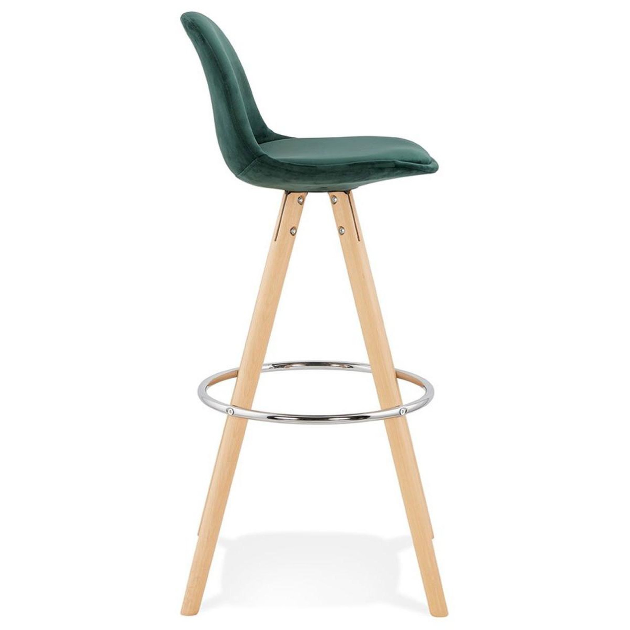 Voir la diapositive 3 : Paris Prix Tabouret de bar scandinave  miro  97cm vert & naturel