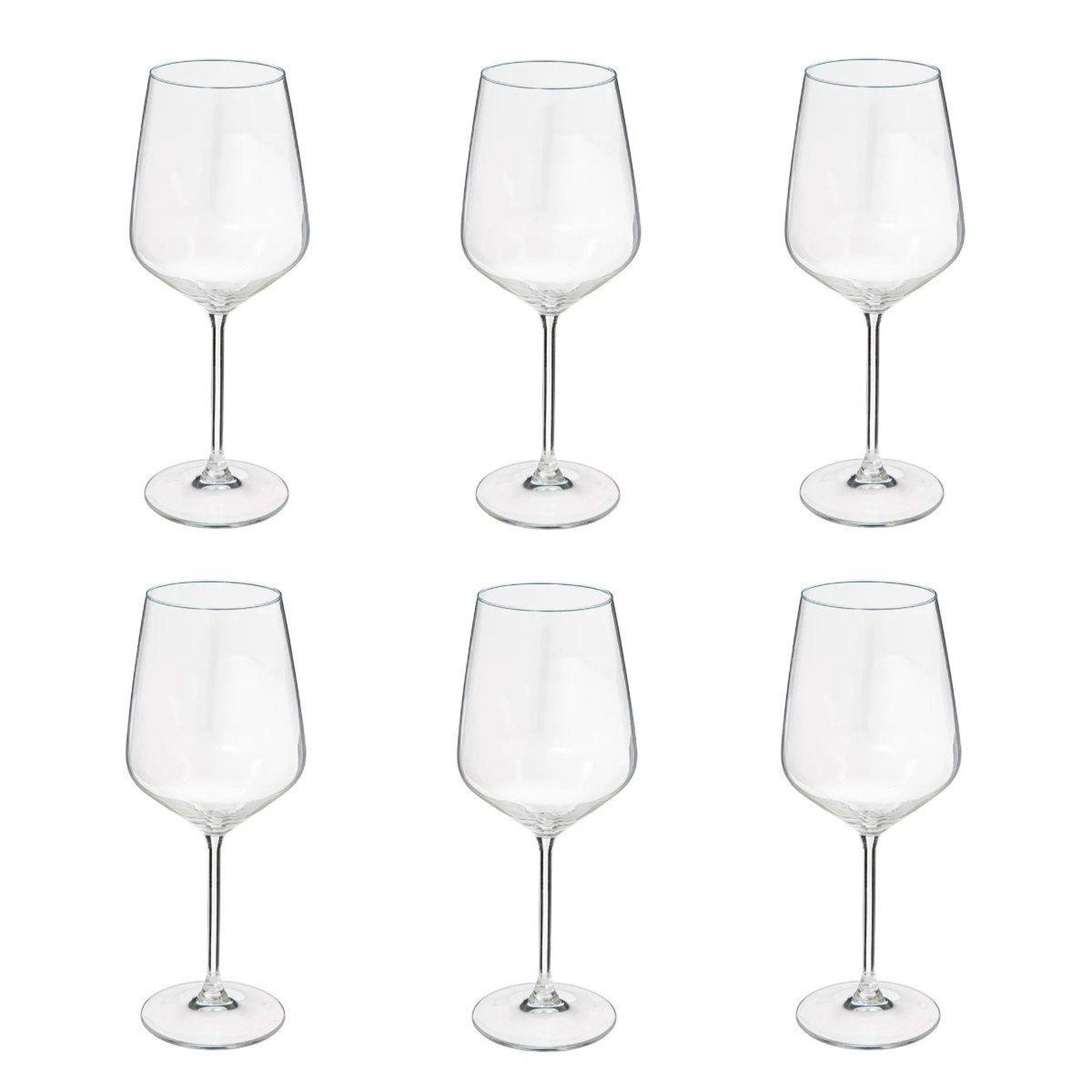 SECRET DE GOURMET Lot de 6 verres à dégustation  nora  65cl transparent