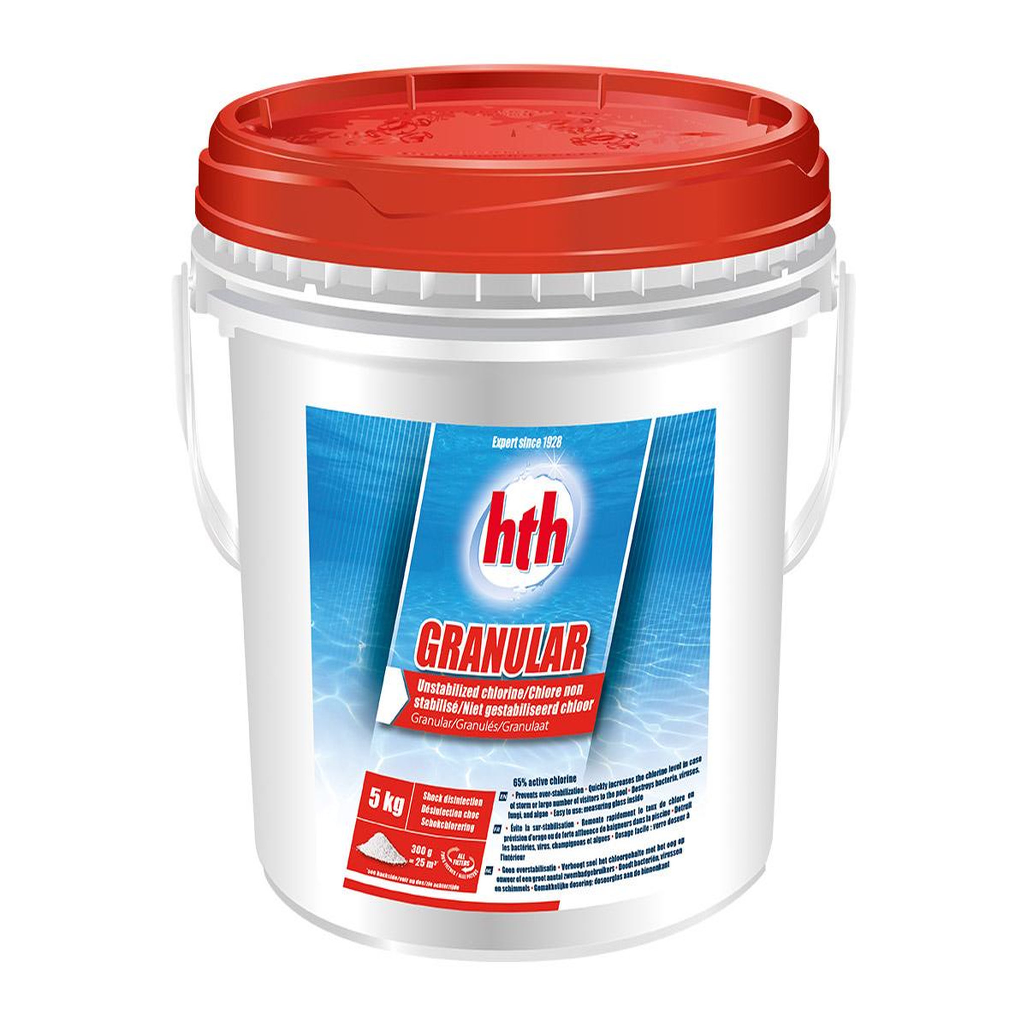 HTH Chlore choc sans stabilisant Granular 5 kg - HTH