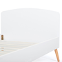 Voir la diapositive 5 : ID MARKET Lit simple scandinave 90 x 190 CM SOREN bois et blanc