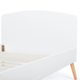 Voir la diapositive 5 : ID MARKET Lit simple scandinave 90 x 190 CM SOREN bois et blanc