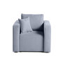 Voir la diapositive 1 : BEST MOBILIER Topaze - fauteuil - en velours texturé