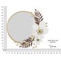 Voir la diapositive 6 : Paris Prix Miroir Mural Design  Flot  74cm Multicolore