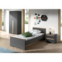 Voir la diapositive 1 : Paris Prix Pack - Lit Enfant, Chevet & Armoire  London  Gris Anthracite