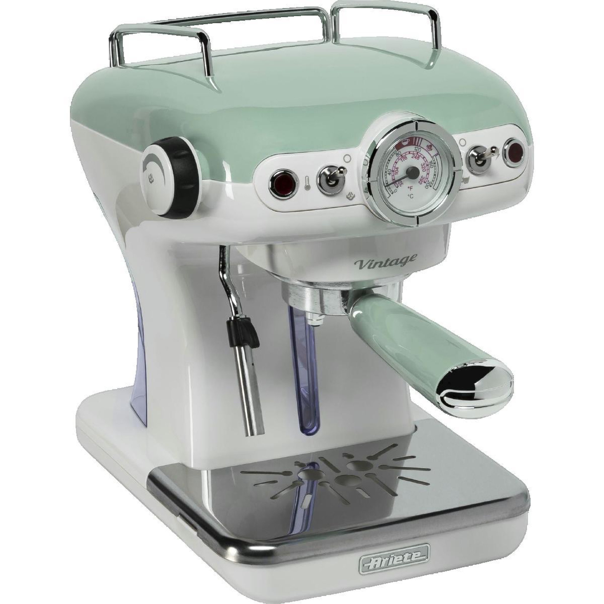 ARIETE Cafetière Ariete 1389 Vintage Verte et Beige