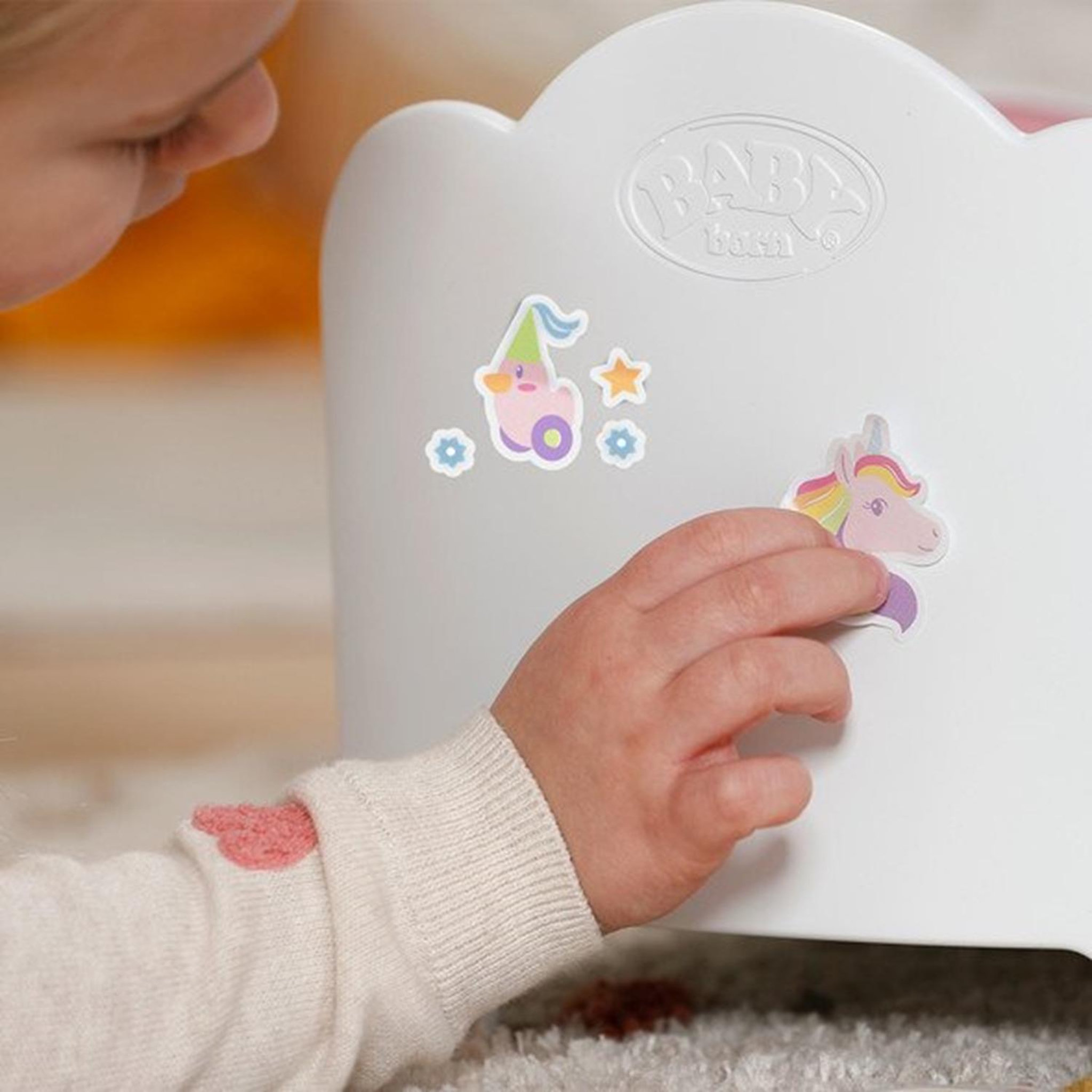 Voir la diapositive 5 : Zapf Creation Baby born Lit arc-en-ciel pour poupée