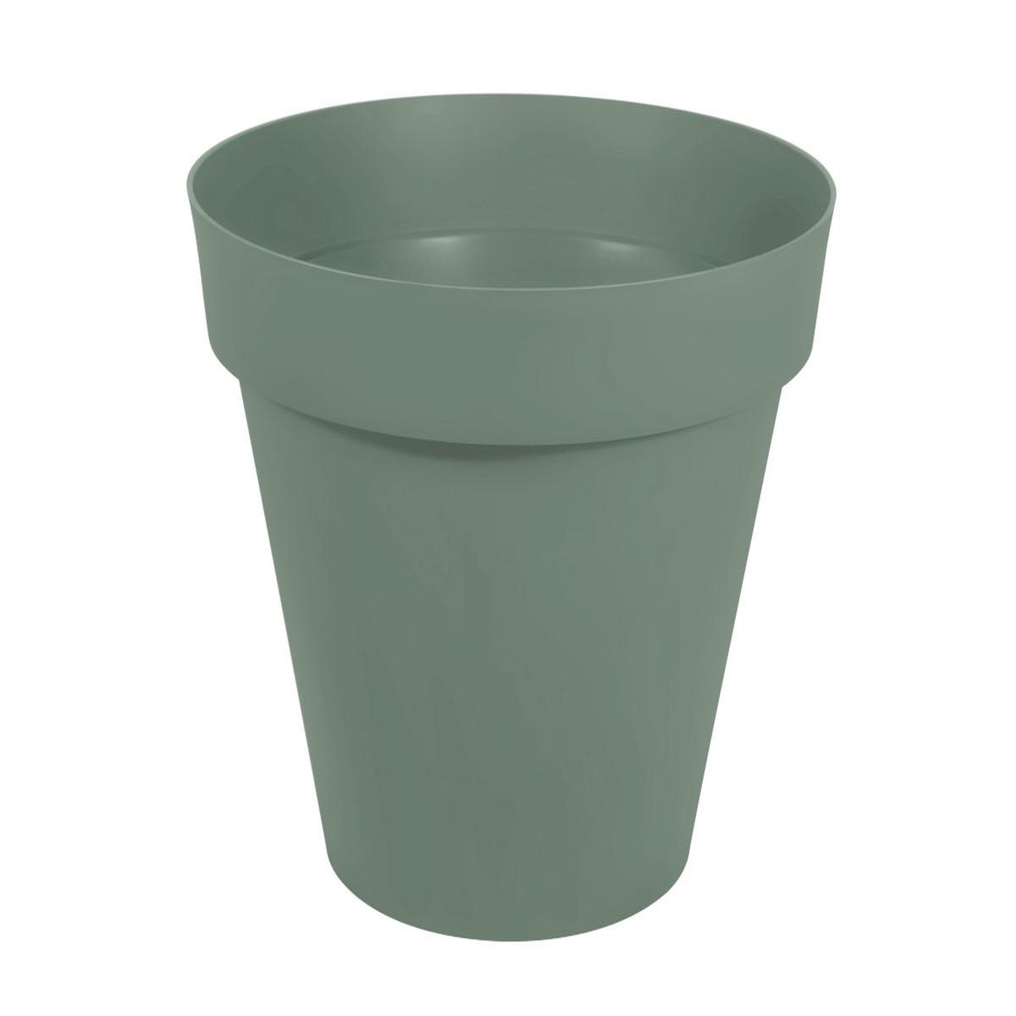 Eda Pot de fleur rond Toscane Ø 100 x H.79 cm - Vert laurier - Eda