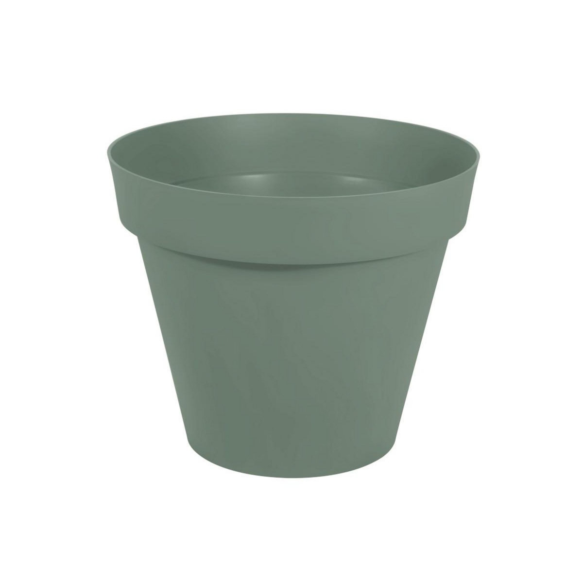 Eda Pot de fleur rond Toscane Ø 100 x H.79 cm - Vert laurier - Eda