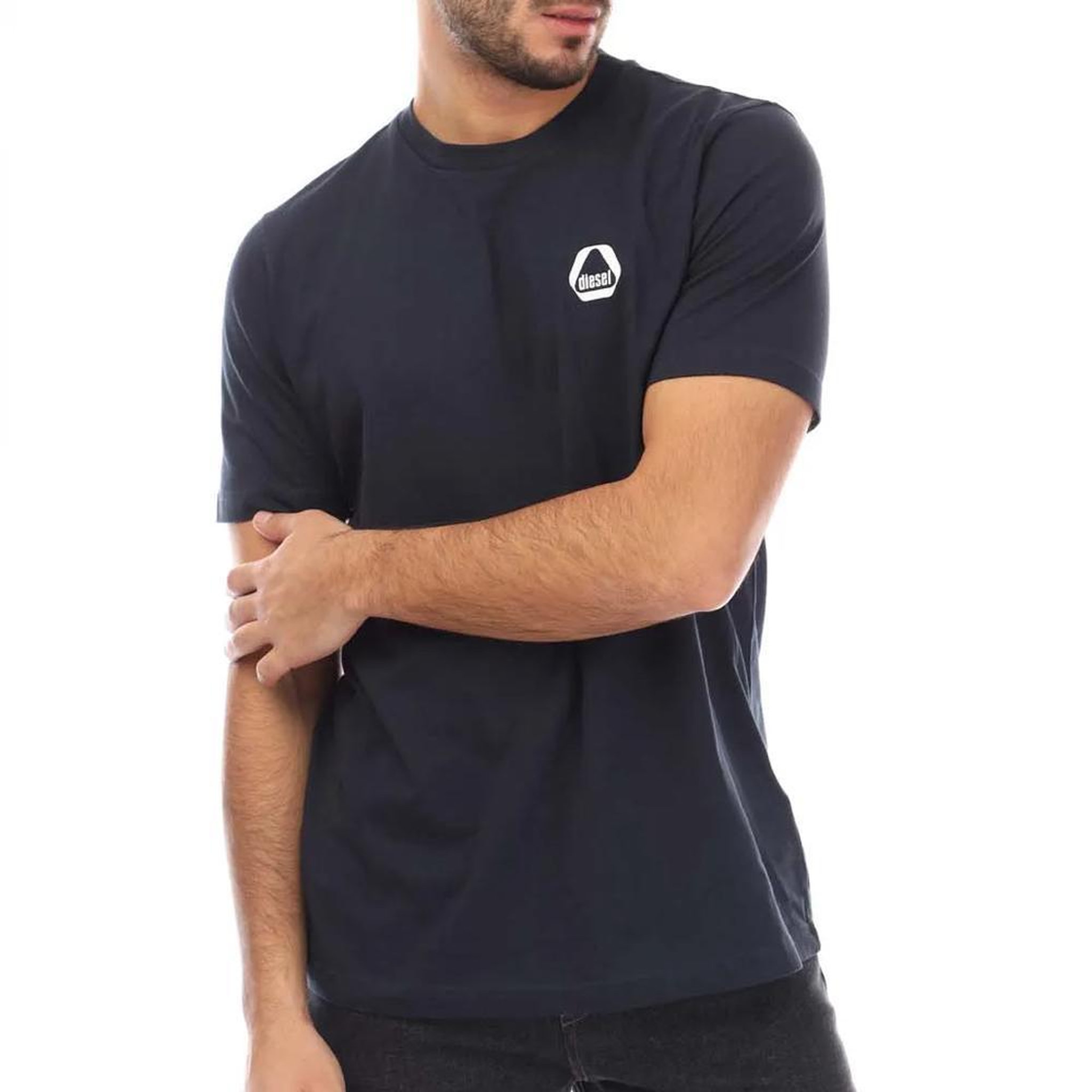 DIESEL T-shirt Marine Homme Diesel Maglietta A16859. Coloris disponibles : Noir