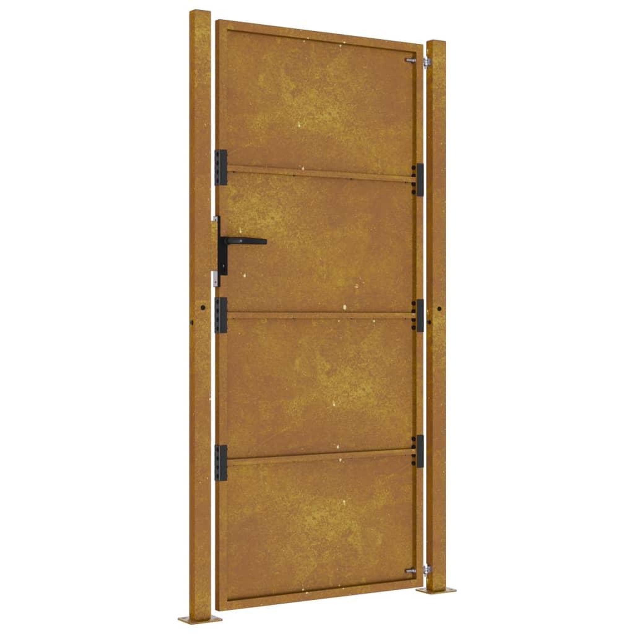 Voir la diapositive 5 : VIDAXL Portail de jardin 105x205 cm acier corten