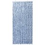 VIDAXL Moustiquaire Bleu blanc et argente 100x220 cm Chenille