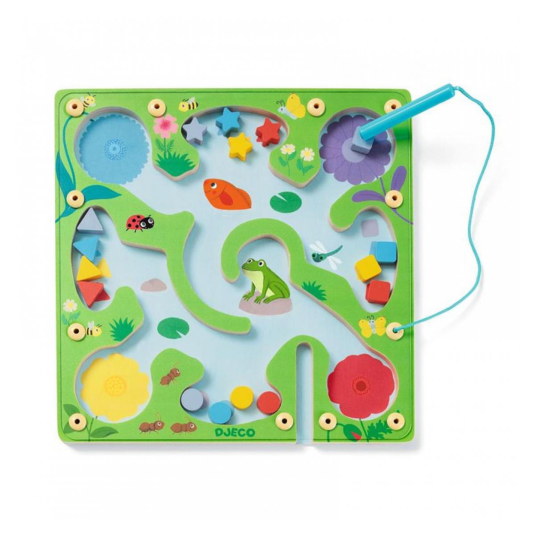 Djeco Froggy Maze - Jeu educatif en bois