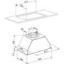 Voir la diapositive 4 : Airlux Groupe filtrant 52cm 68db 770m3/h inox - ahf571ix