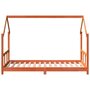 Voir la diapositive 5 : VIDAXL Cadre de lit d'enfants cire marron 90x190 cm bois de pin massif