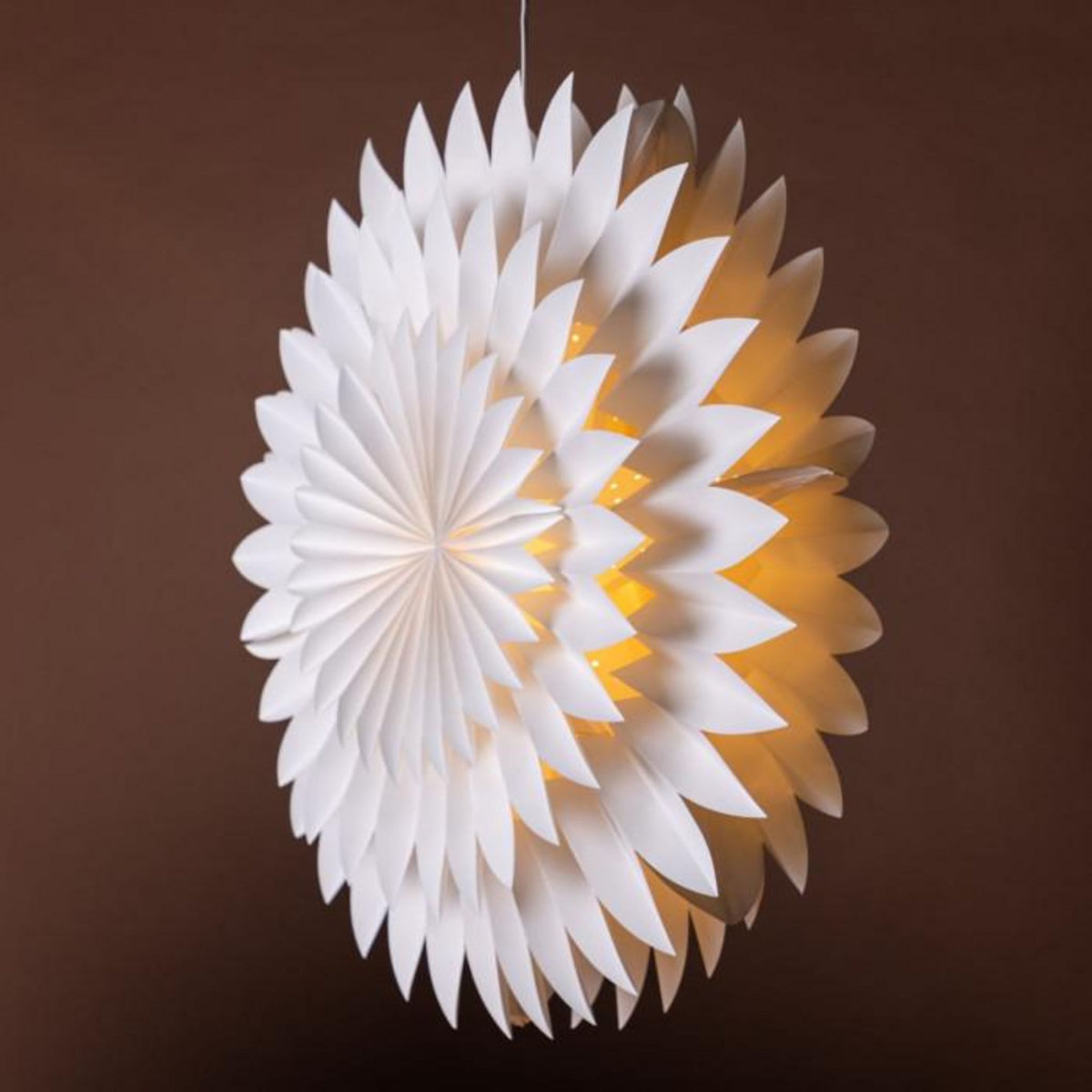 Paris Prix Lampe Suspension Déco  Storlien  80cm Blanc