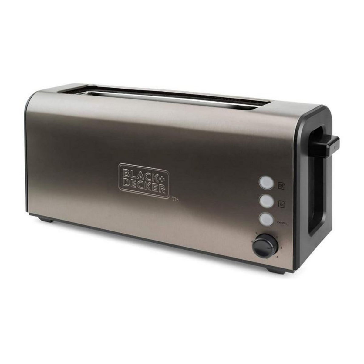 Black et Decker Grille-pain 1 fente 1000w inox - bxto1000e