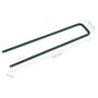 Voir la diapositive 6 : VIDAXL Clous pour gazon artificiel 20 pcs Forme de U Fer