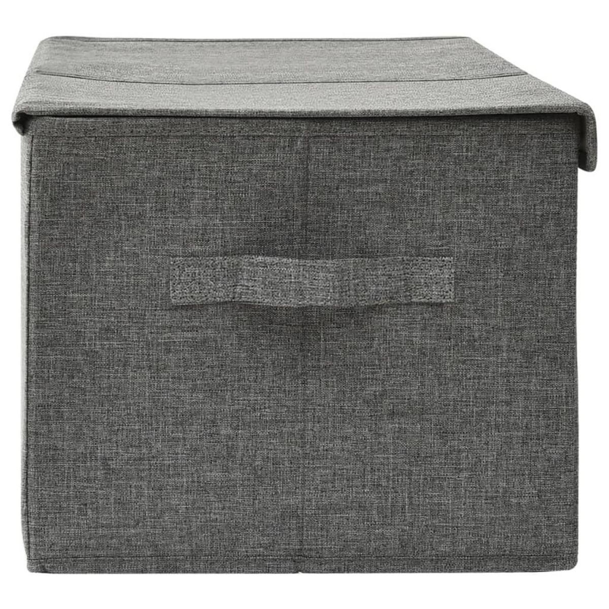 VIDAXL Boîte de rangement Tissu 50x30x25 cm Anthracite