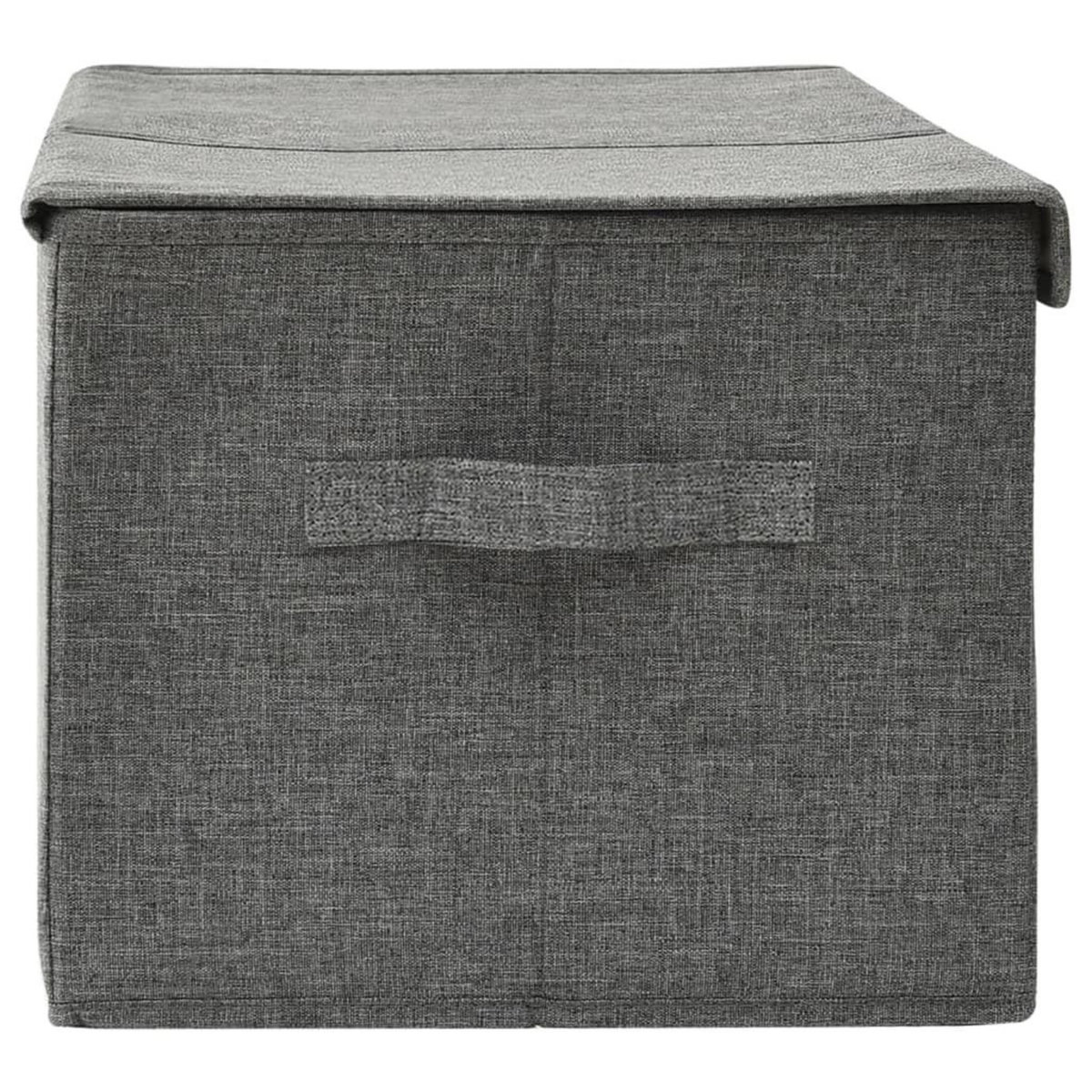 VIDAXL Boîte de rangement Tissu 50x30x25 cm Anthracite