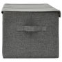 Voir la diapositive 5 : VIDAXL Boîte de rangement Tissu 50x30x25 cm Anthracite