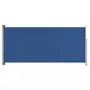 VIDAXL Auvent lateral retractable de patio 140x300 cm Bleu