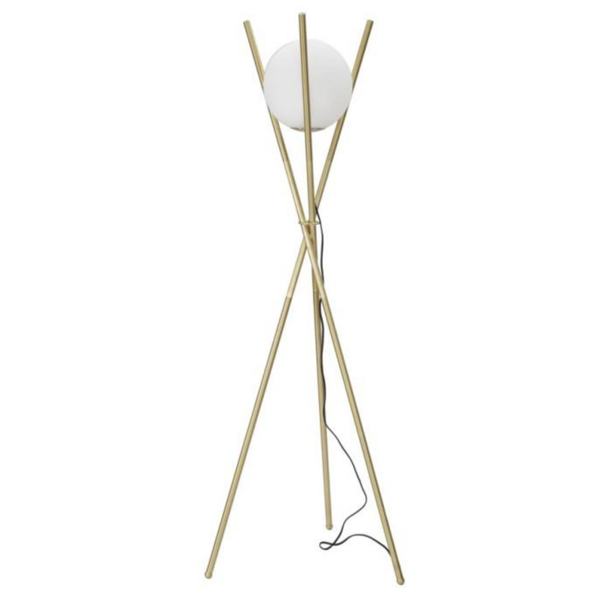 Paris Prix Lampadaire Sphère  Glamy X  155cm Blanc & Or