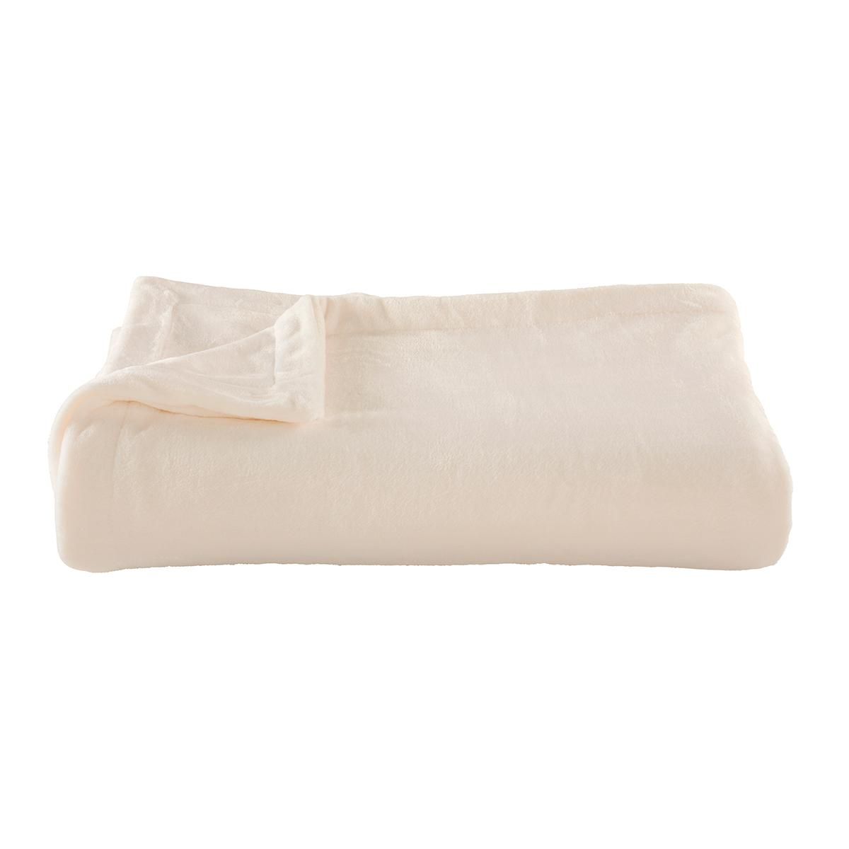 DODO Couverture Polaire Extra Douce Coloris Ecru