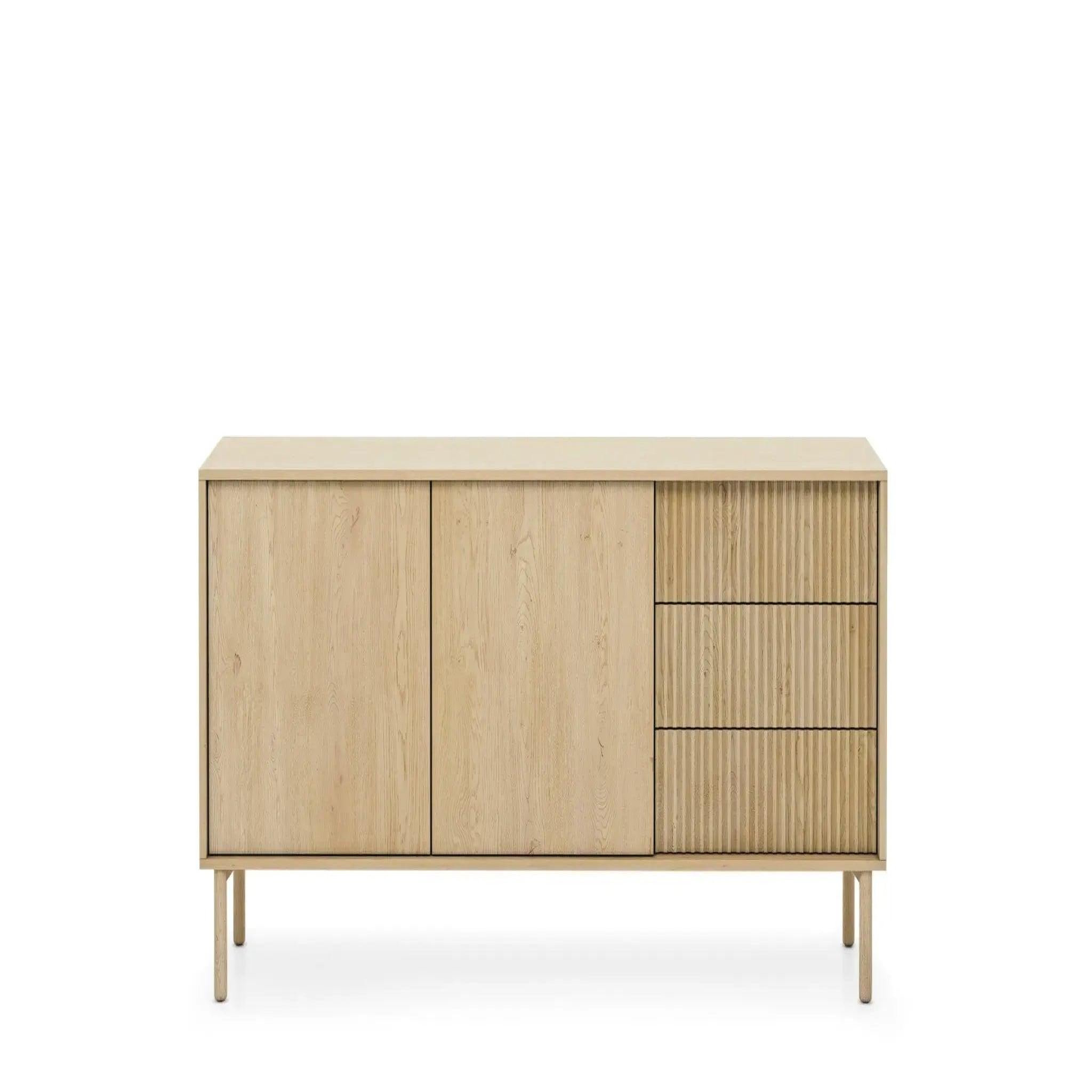 CASANOVA PARIS Lorella mini - mini buffet en chêne cremona 153cm