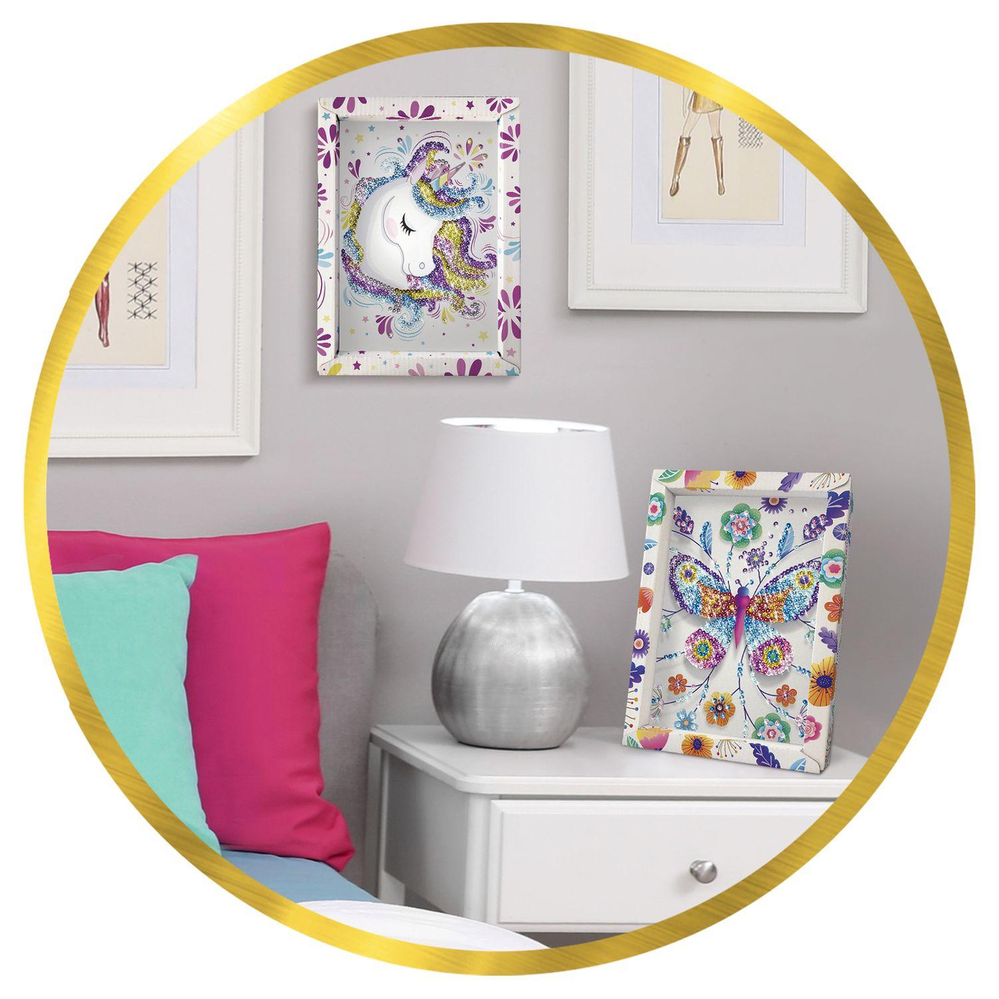Voir la diapositive 4 : LANSAY Création Collection sequins - Licorne 
