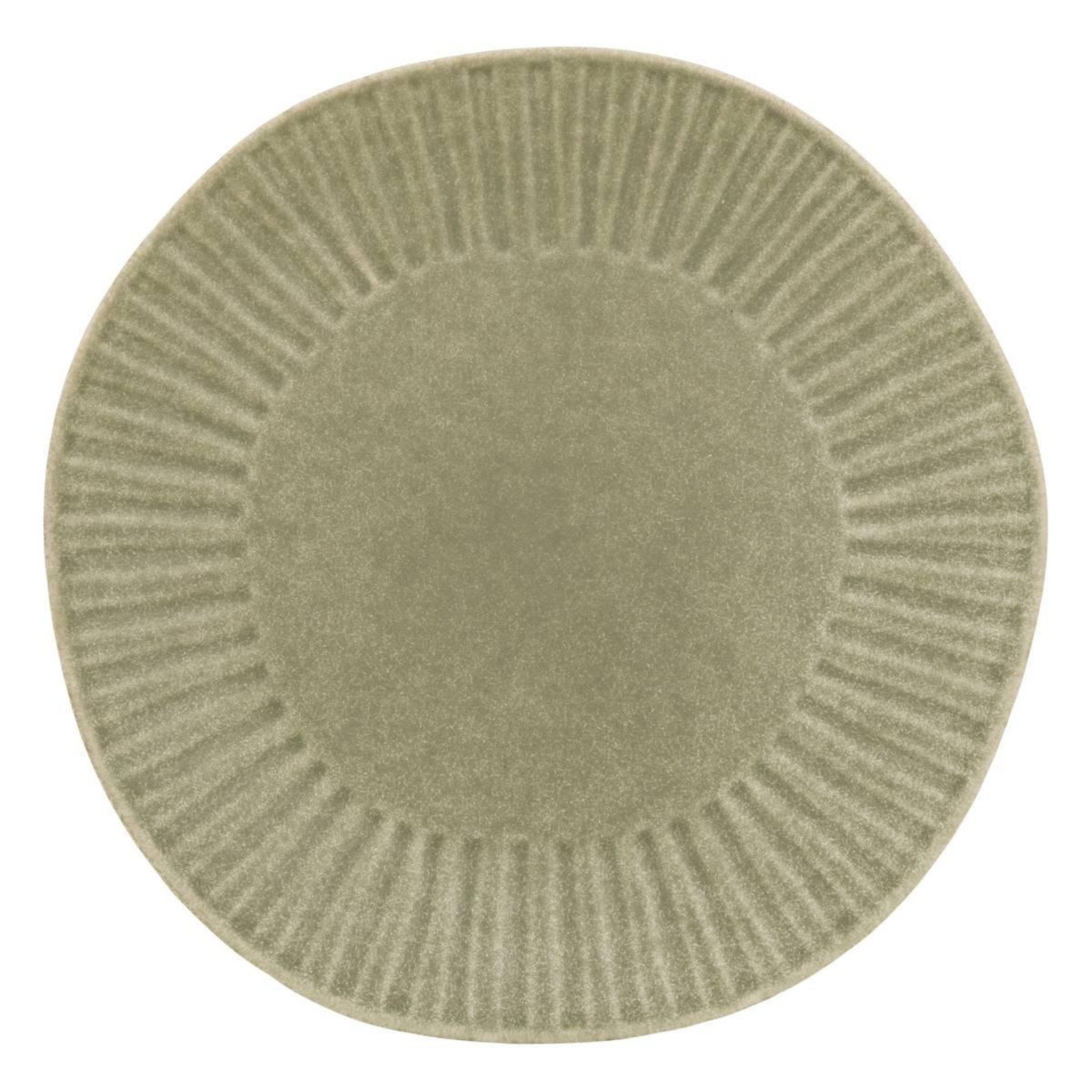 SECRET DE GOURMET Lot de 6 assiettes plates  nyero  27cm vert