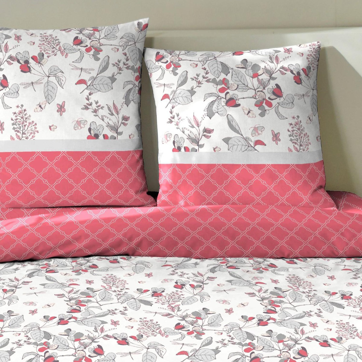 Home collection Parure housse de couette 100% coton 51 fils chorai