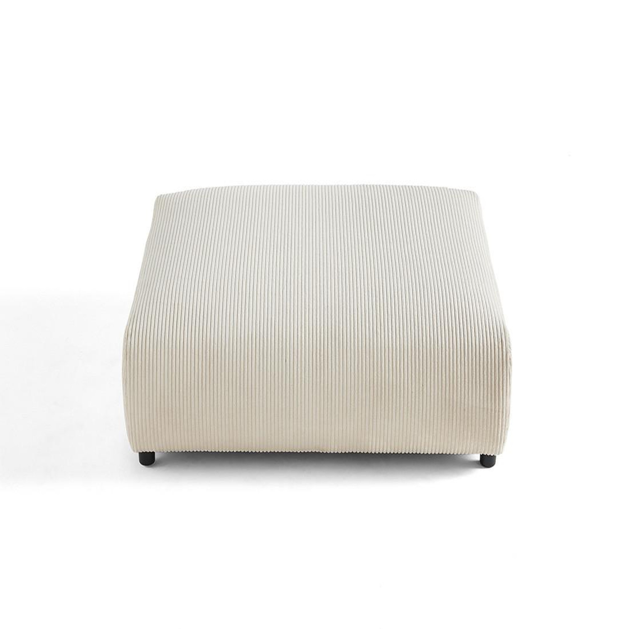 Voir la diapositive 1 : LISA DESIGN Garance - grand pouf modulable - en velours côtelé