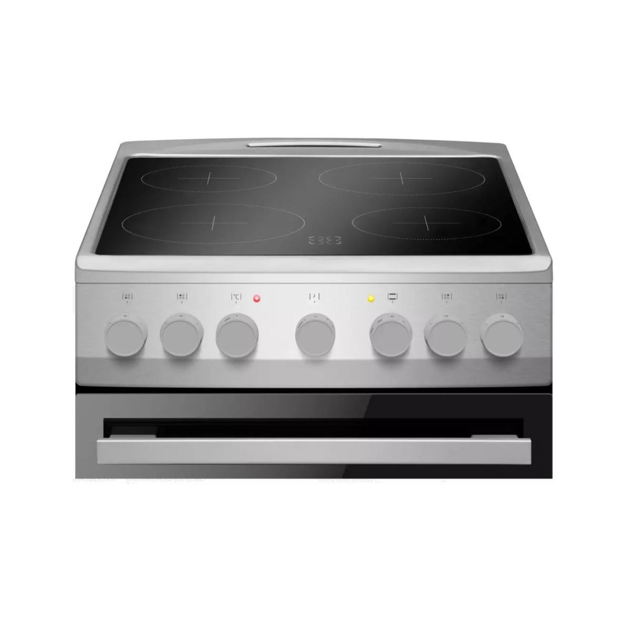 Voir la diapositive 4 : Fagor Cuisinière vitrocéramique 62l 4 feux silver - facv203s