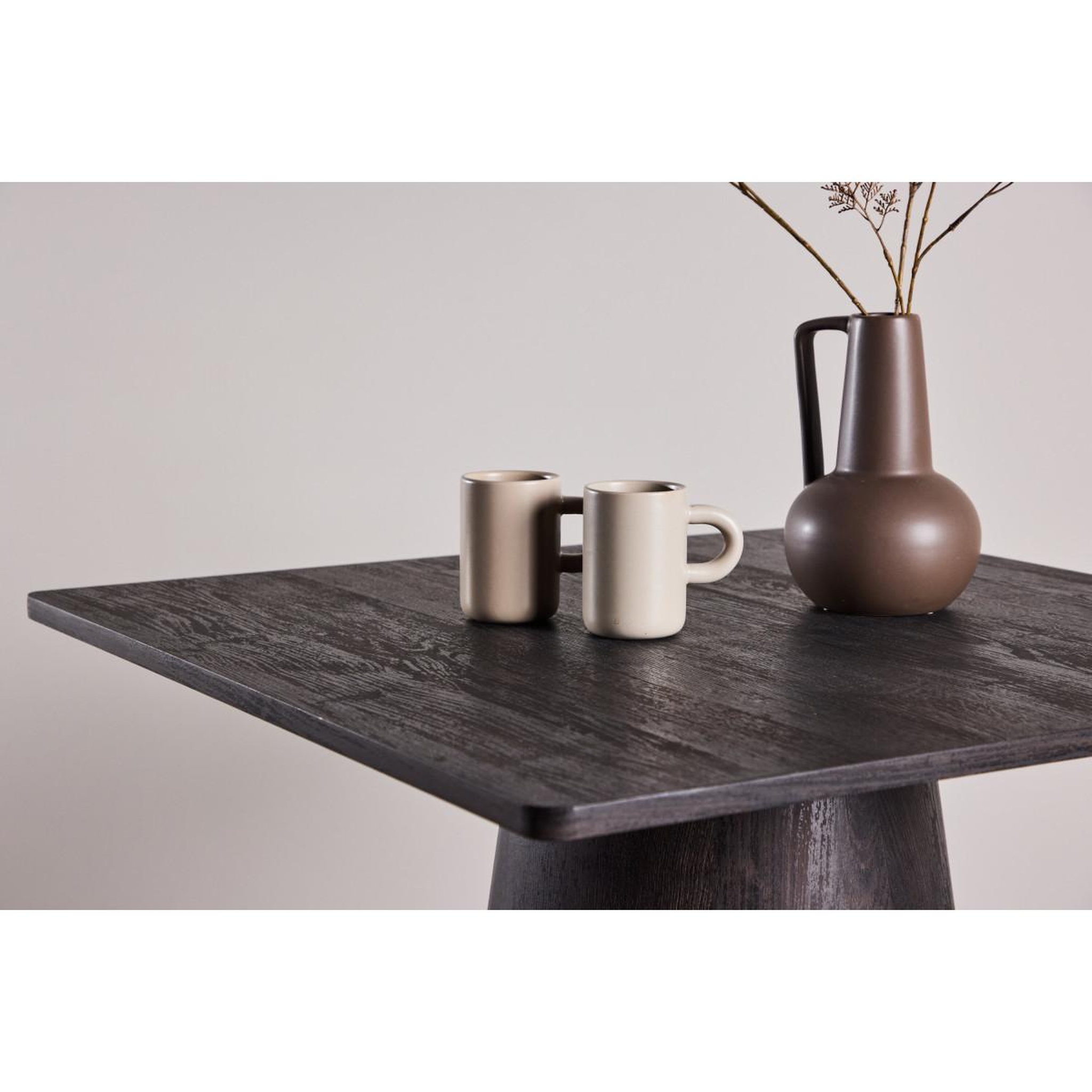Voir la diapositive 5 : Paris Prix Table à manger design  lanzi  80cm moka