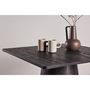 Voir la diapositive 5 : Paris Prix Table à Manger Design  Lanzi  80cm Moka