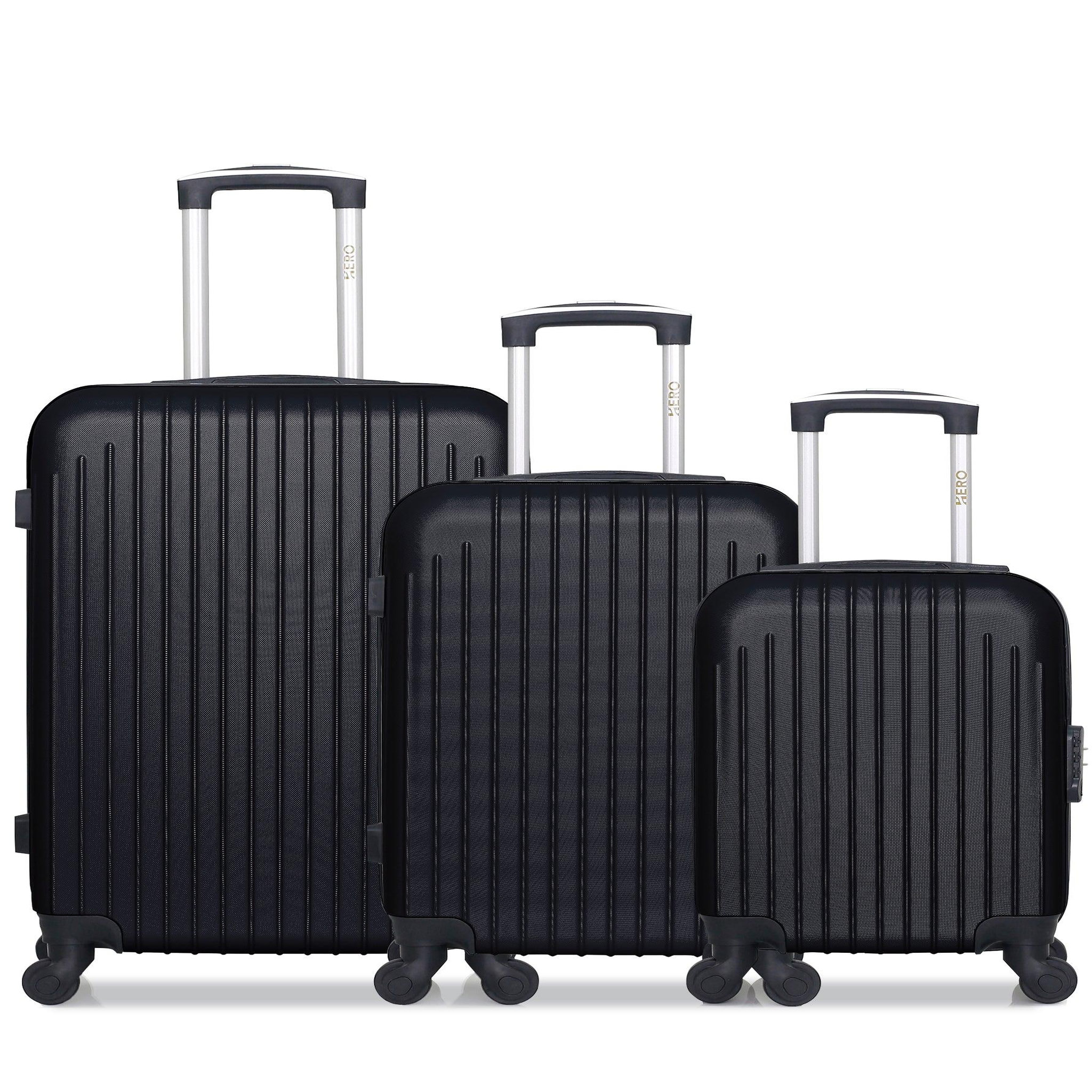 HERO Hero - lot de 3 - valise weekend, valise cabine et valise cabine xxs carpates