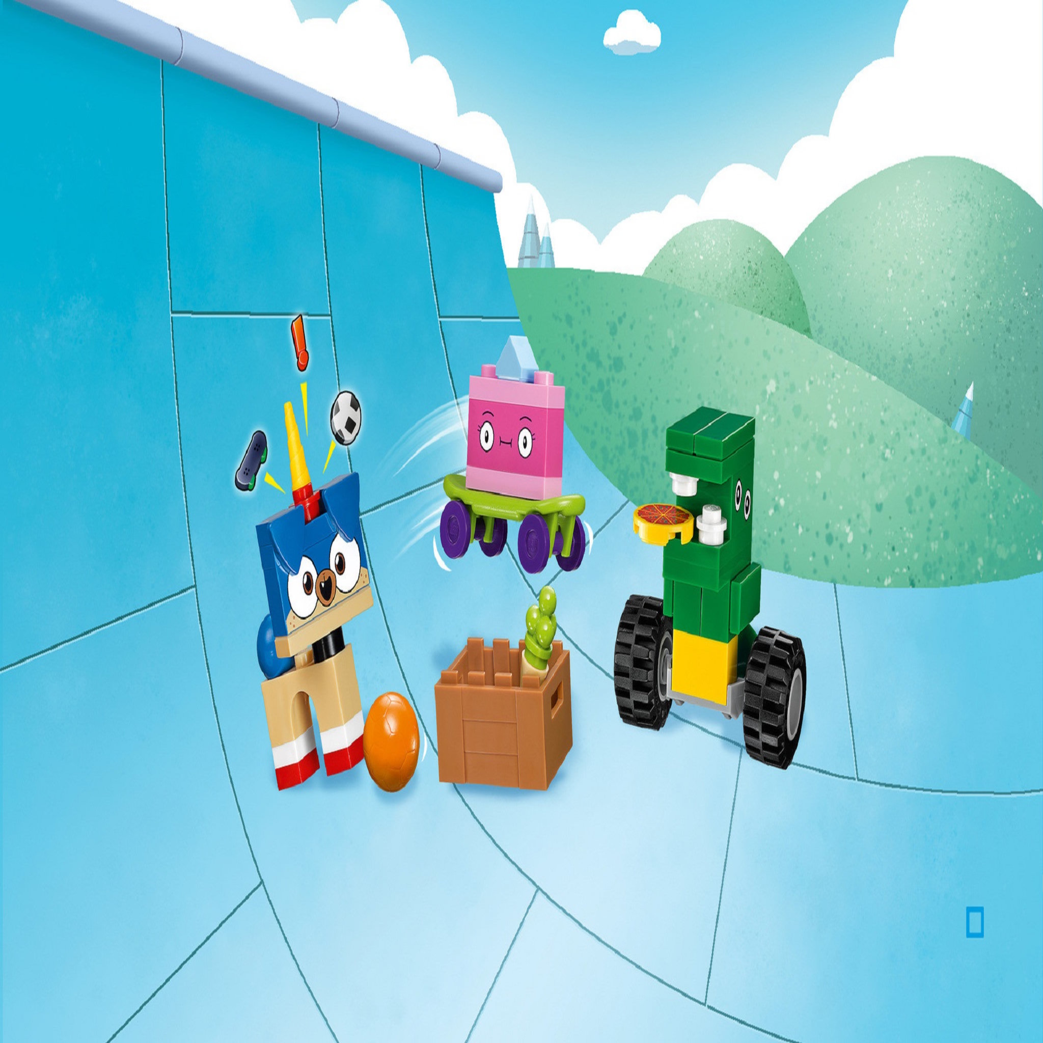 Voir la diapositive 7 : LEGO Unikitty! 41452 - Le tricycle de Prince Puppycorn 
