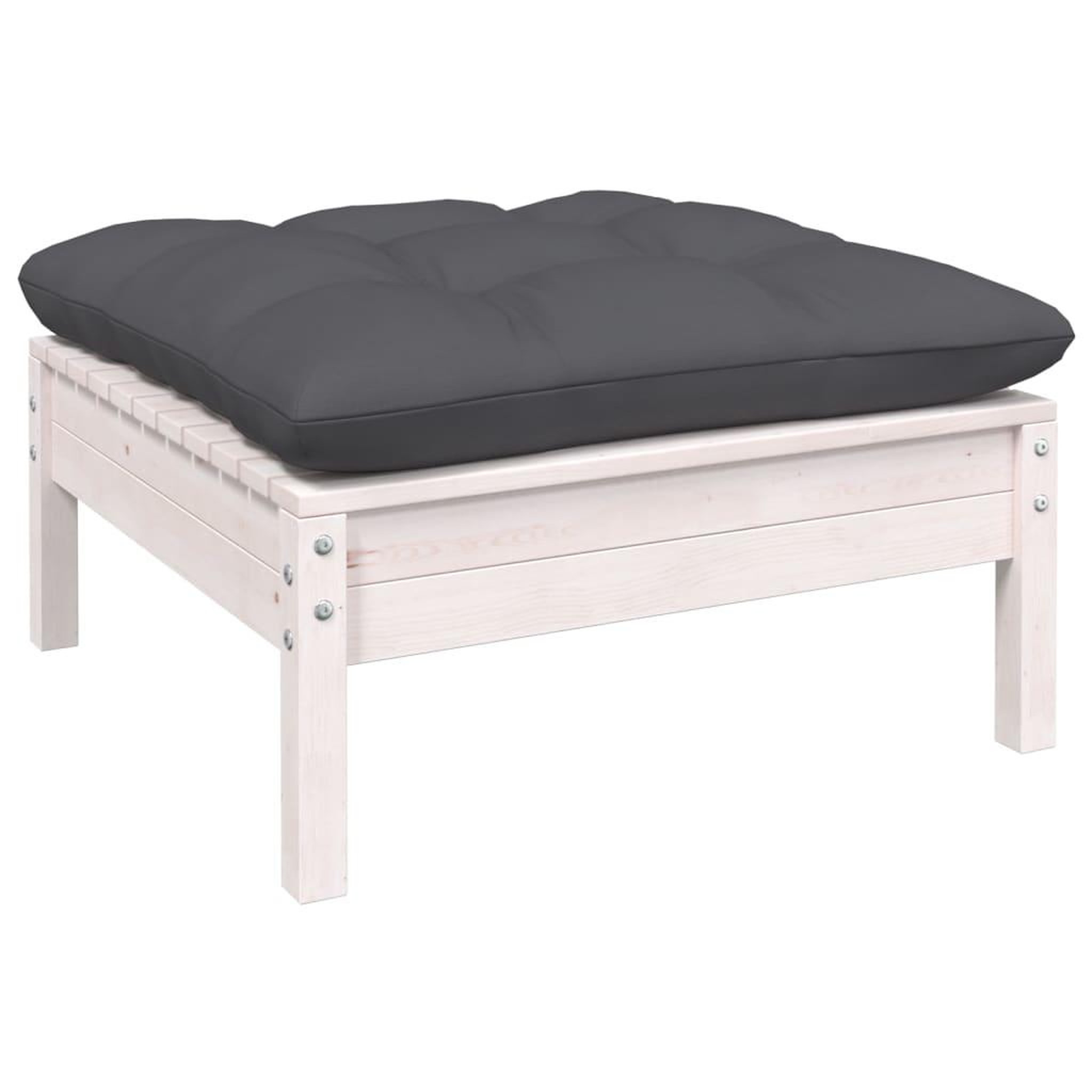 Voir la diapositive 4 : VIDAXL Salon de jardin 7 pcs avec coussins bois de pin massif
