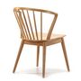 Voir la diapositive 5 : VS VENTA-STOCK Pack 2 chaises Mura, Couleur Chêne, Bois Massif, 55 cm x 58,5 cm x 84 cm