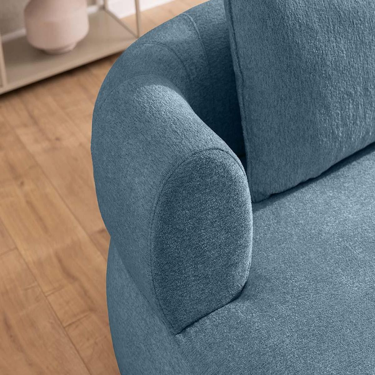 LISA DESIGN Angela - canapé d'angle gauche 4 places en velours texturé