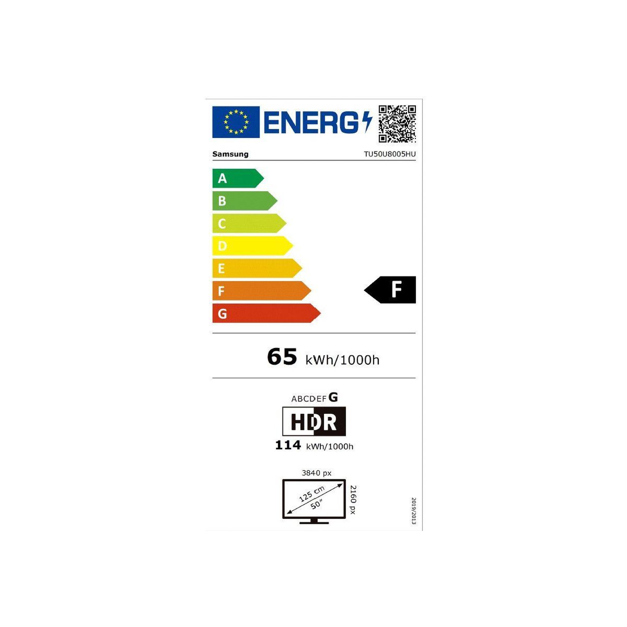 Voir la diapositive 6 : Samsung Tv led tu50u8005h (2026) 50  (125 cm) 4k ultra hd - smart tv avec ia