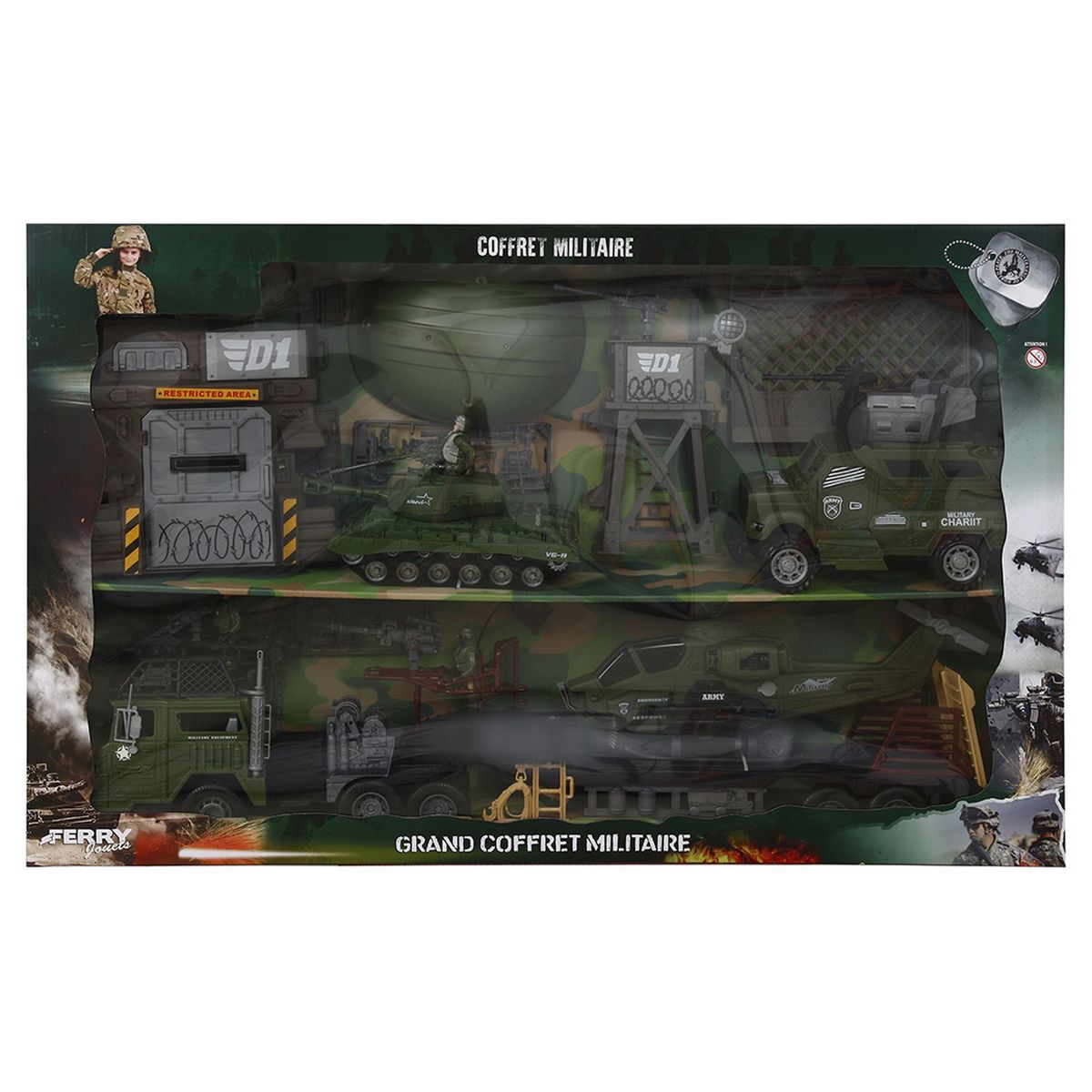 Ferry Jacques & Cie Grand coffret véhicules militaires