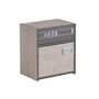 Voir la diapositive 1 : Chevet 1 porte 1 tiroir style industriel L40cm LOFTY