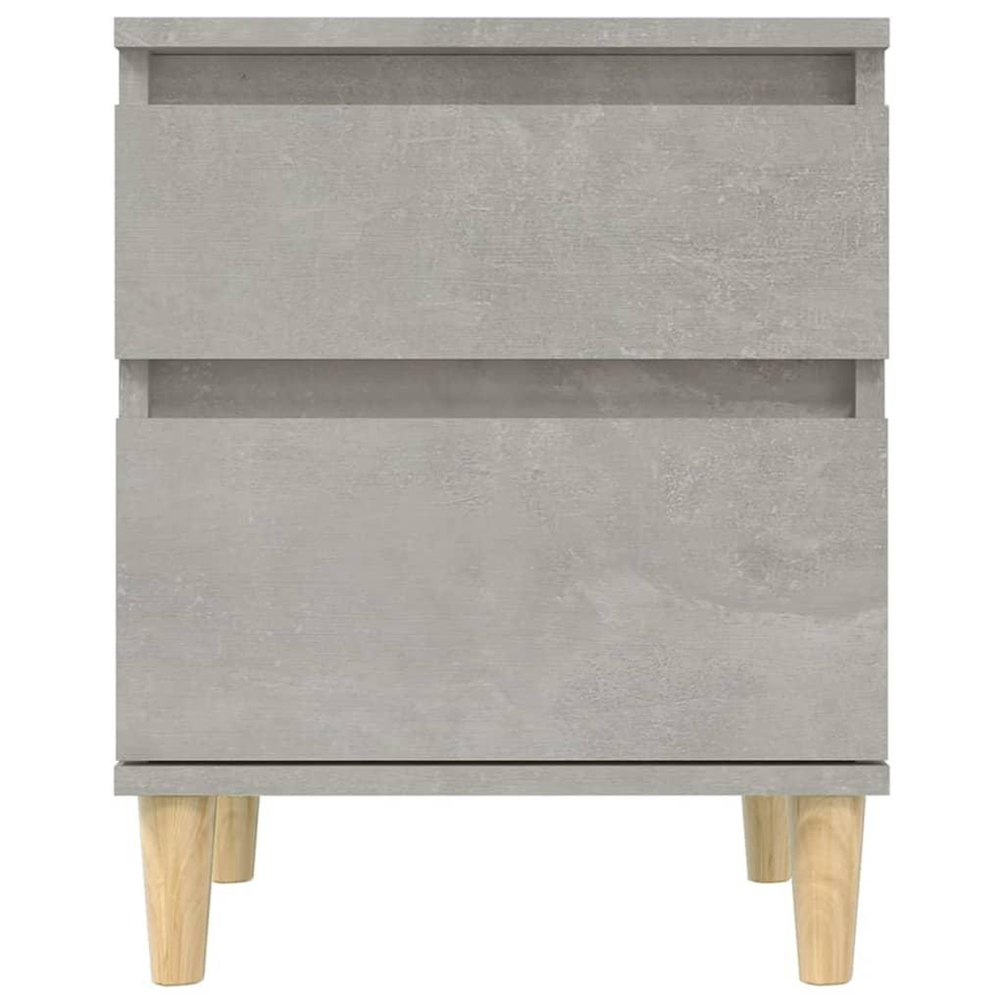 Voir la diapositive 5 : VIDAXL Table de chevet Gris beton 40x35x50 cm