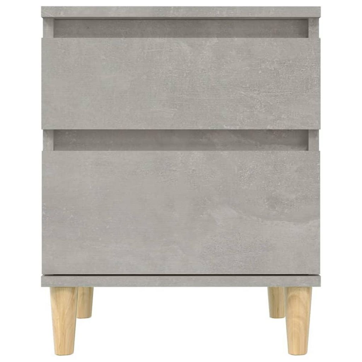 VIDAXL Table de chevet Gris beton 40x35x50 cm